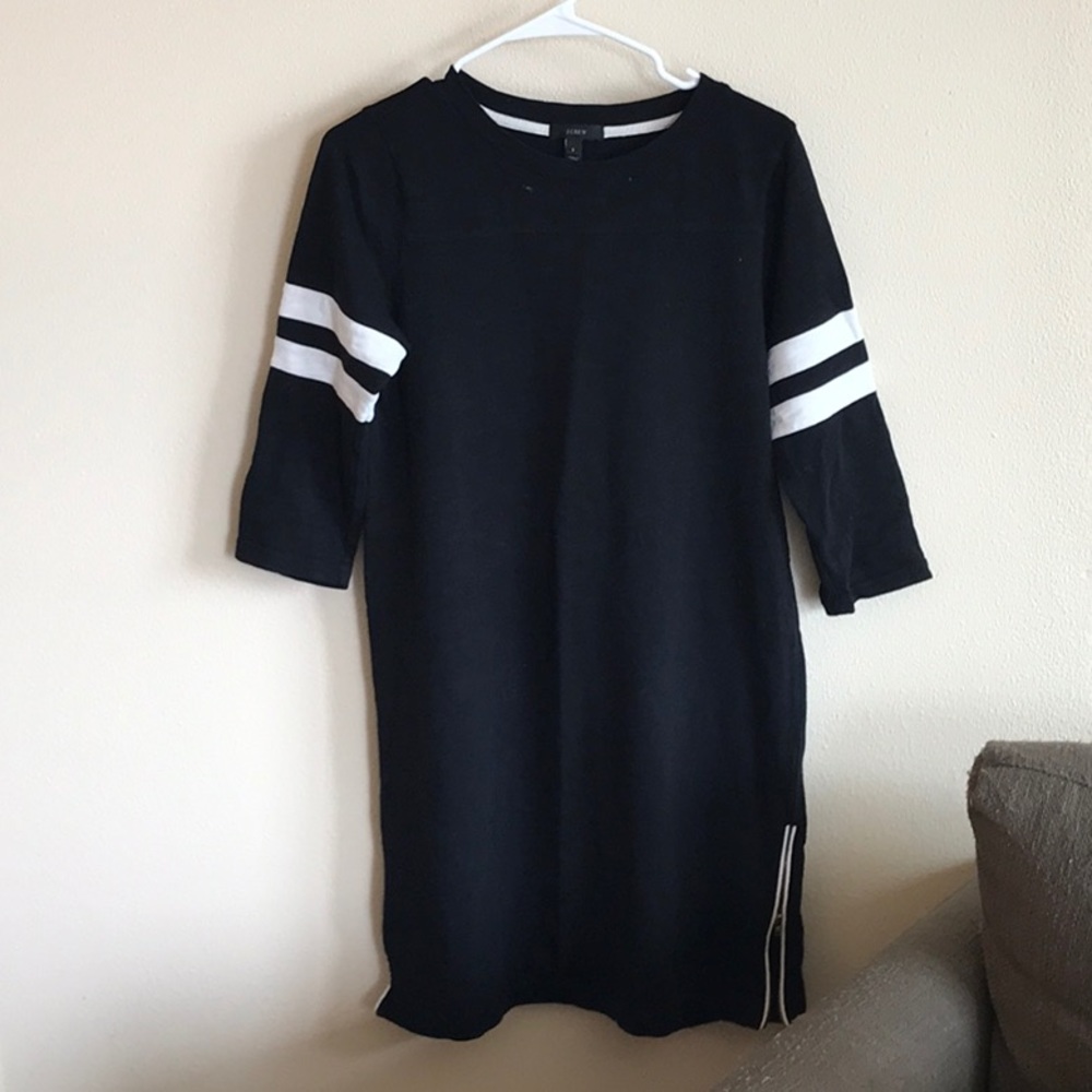 Jcrew sidezip varsity dress